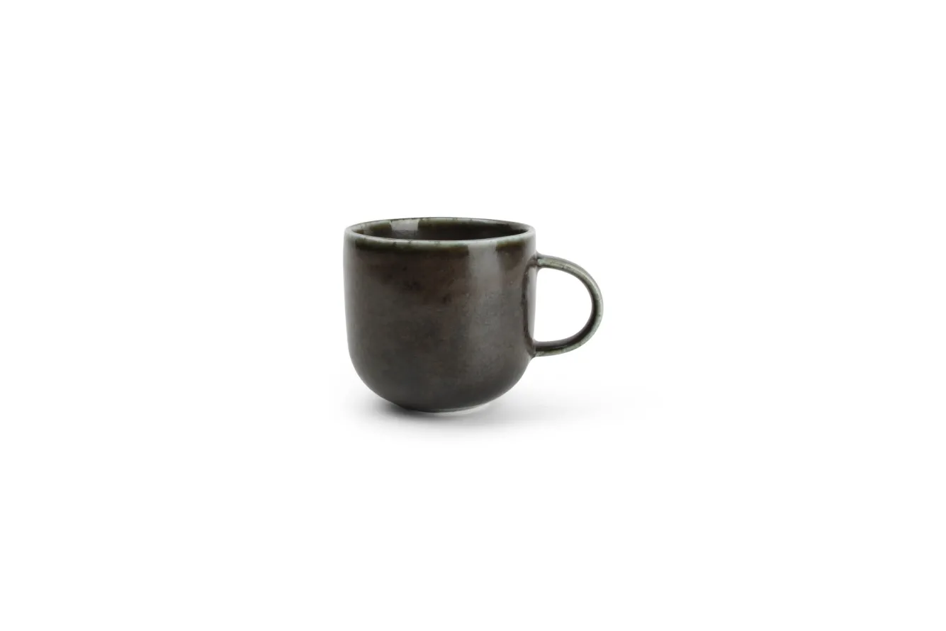 SP STUDIO URBAN cup and saucer - Ebony (803548 + 803549)