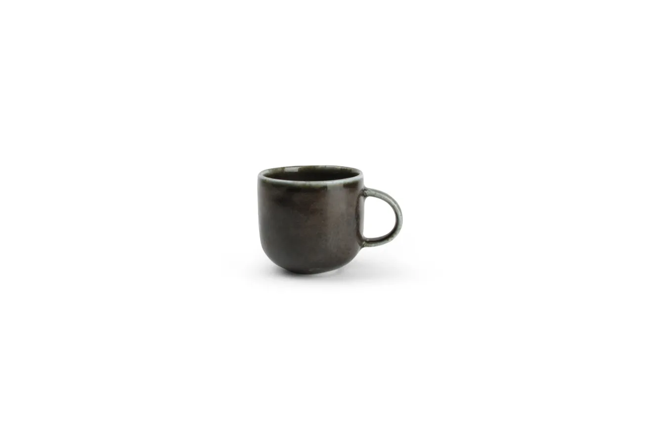 SP STUDIO URBAN espresso cup and saucer - Ebony (803546 + 803547)