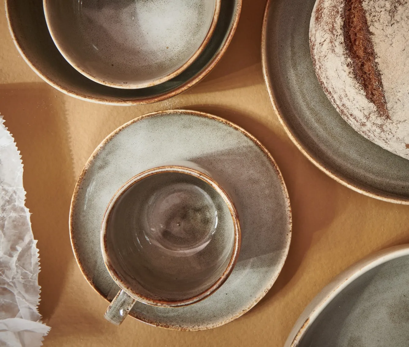 SP STUDIO URBAN pasta plate 21 cm - Concrete (803554)