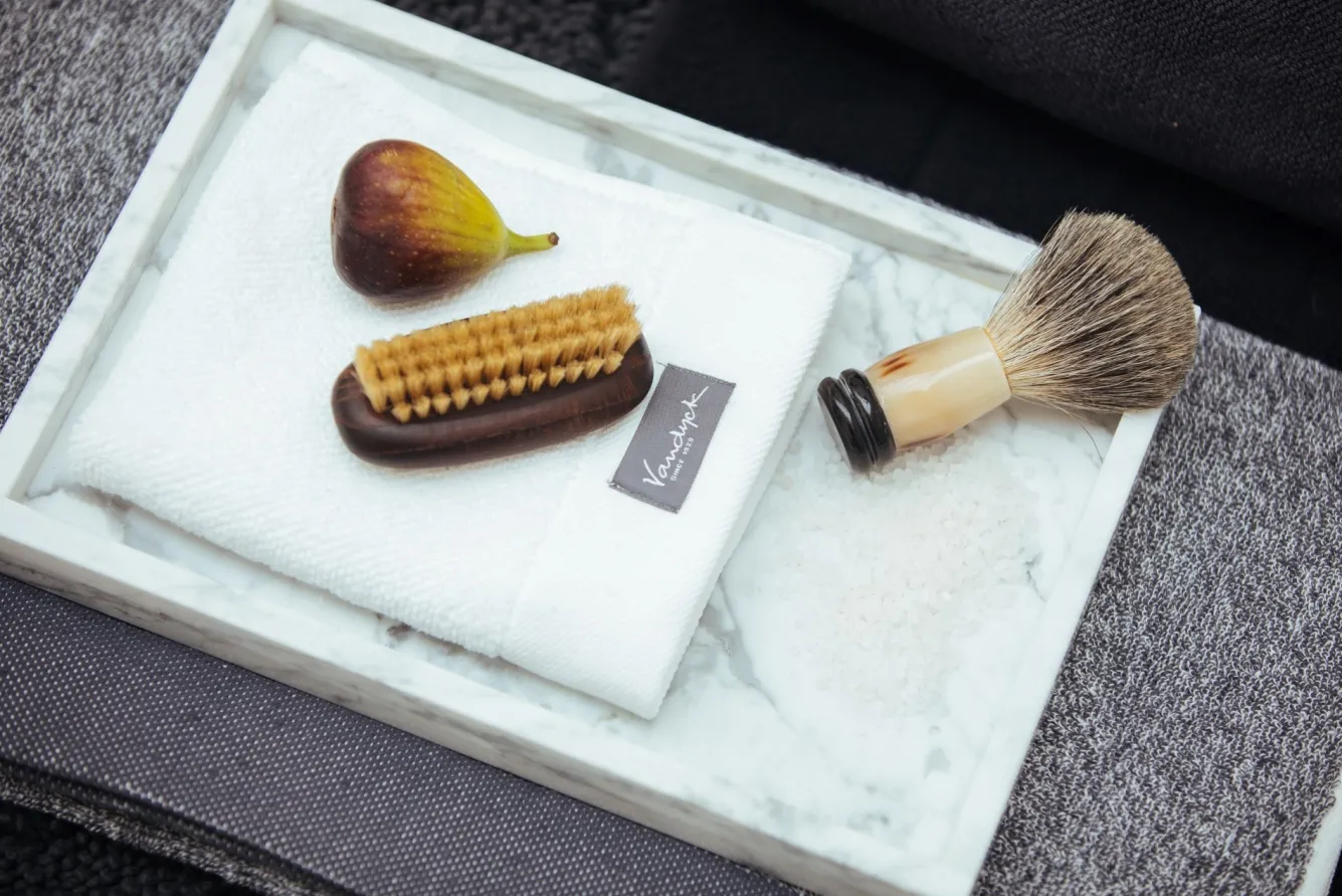 Vandyck Bath towel 70x140 cm HOME Mouliné Off Black (BAKC18201) set/3 pieces