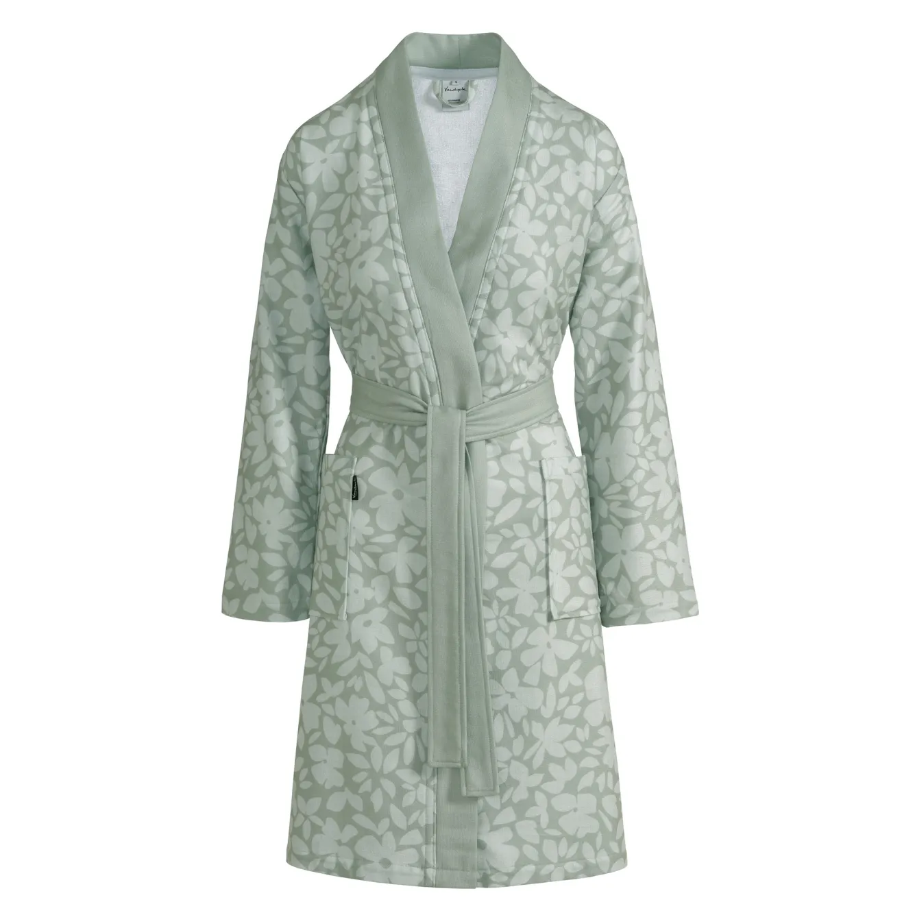 Vandyck Bathrobe AMBER color Smoke Green-814 (BAGE23101)