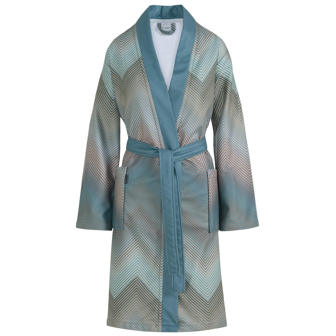 Vandyck Bathrobe BELLA color Pearl Blue