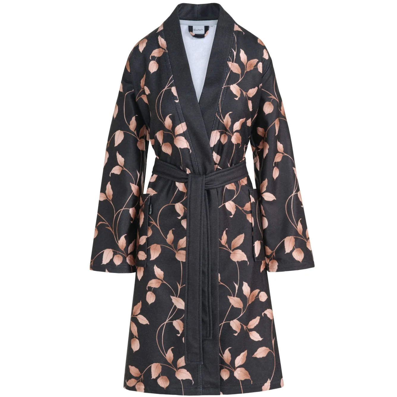 Vandyck Bathrobe ELENA color Blue Ink, dark blue