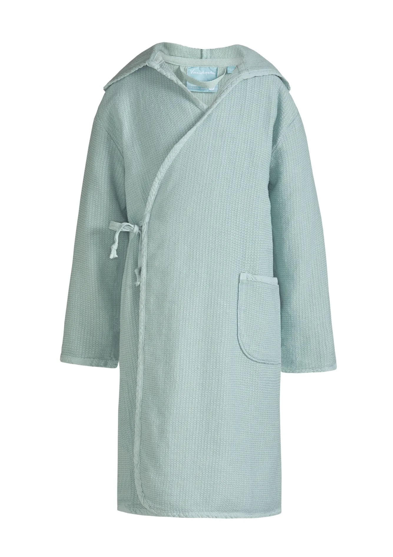 Vandyck Bathrobe KIDS Girls Celadon Green (BADO19203)