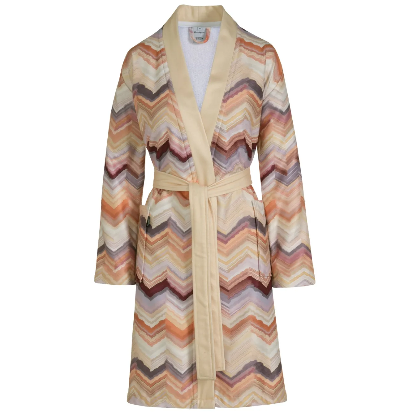 Vandyck Bathrobe MAY multicolor, soft yellow