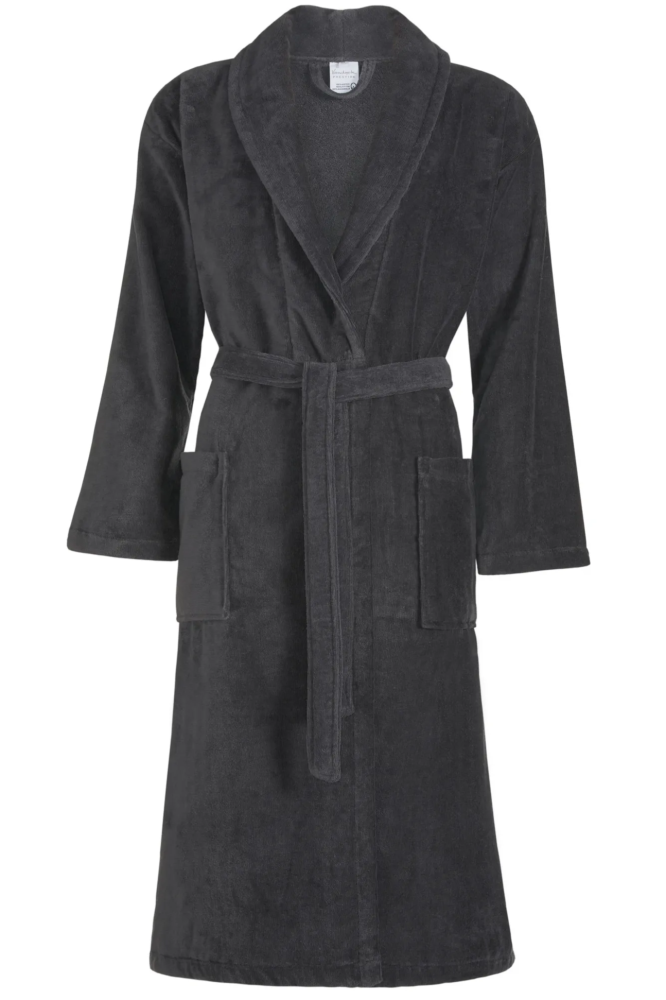 Vandyck Bathrobe PRESTIGE dark gray (BAPA19202)
