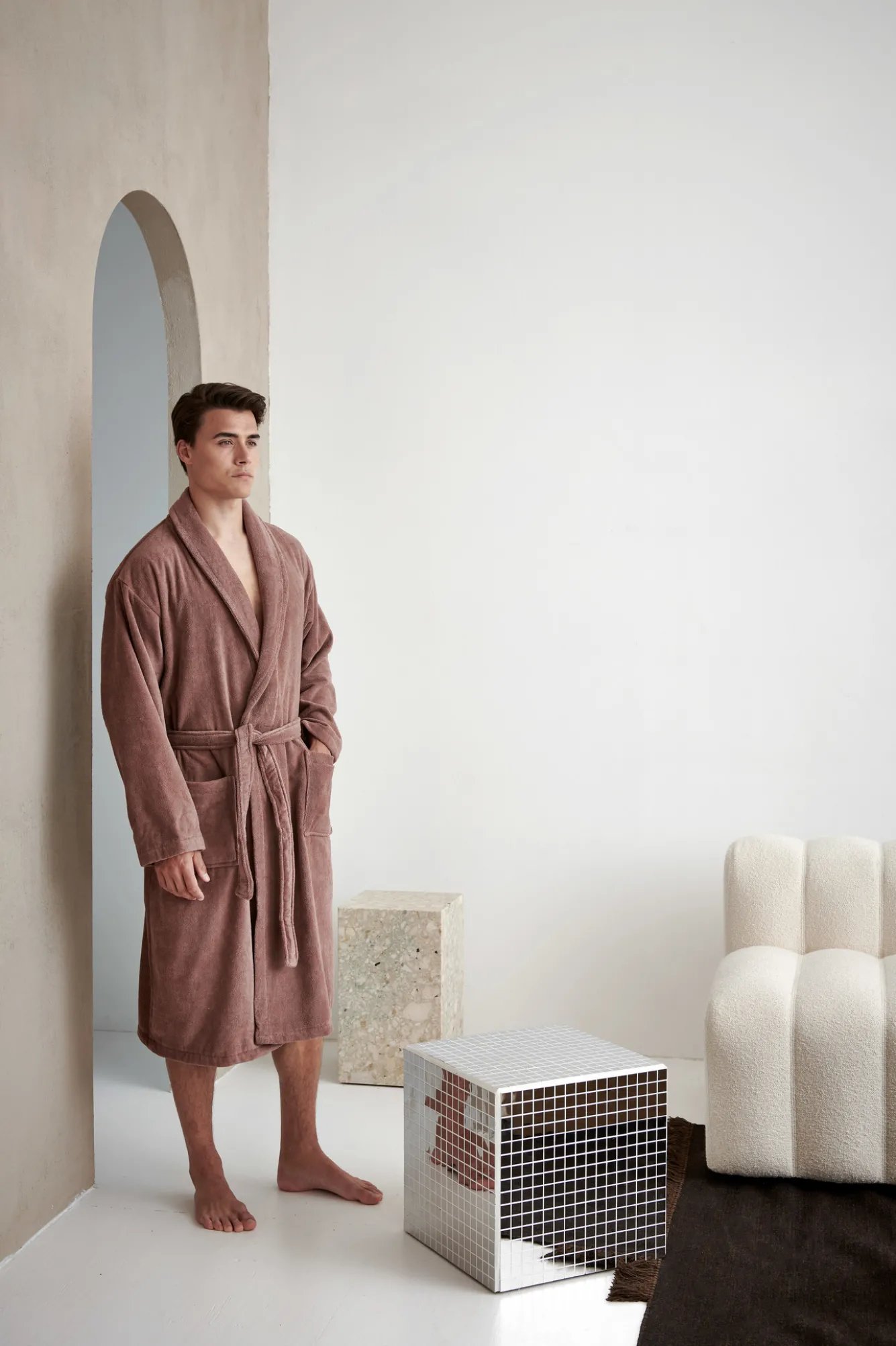 Vandyck Bathrobe PRESTIGE color Fudge (BAPA19202)
