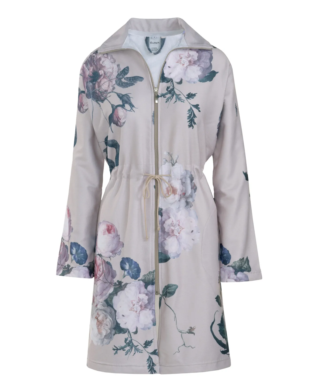 Vandyck Bathrobe with zipper OLIVIA color Champagne (BAGE21104)