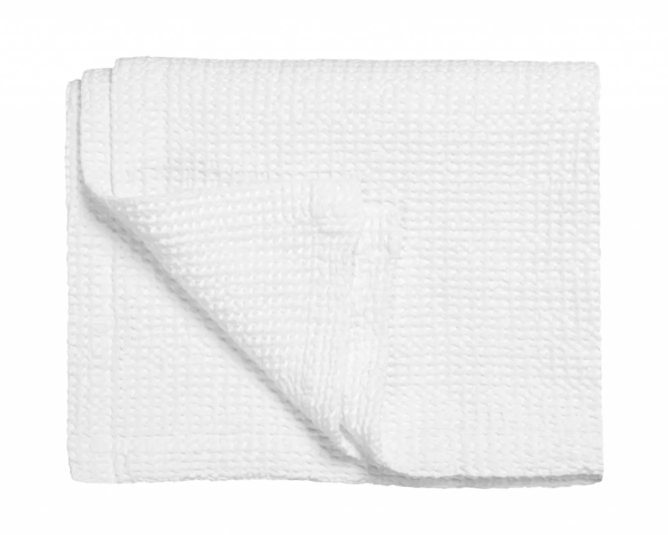 Vandyck Bedspread waffle blanket HOME 71 White (white)