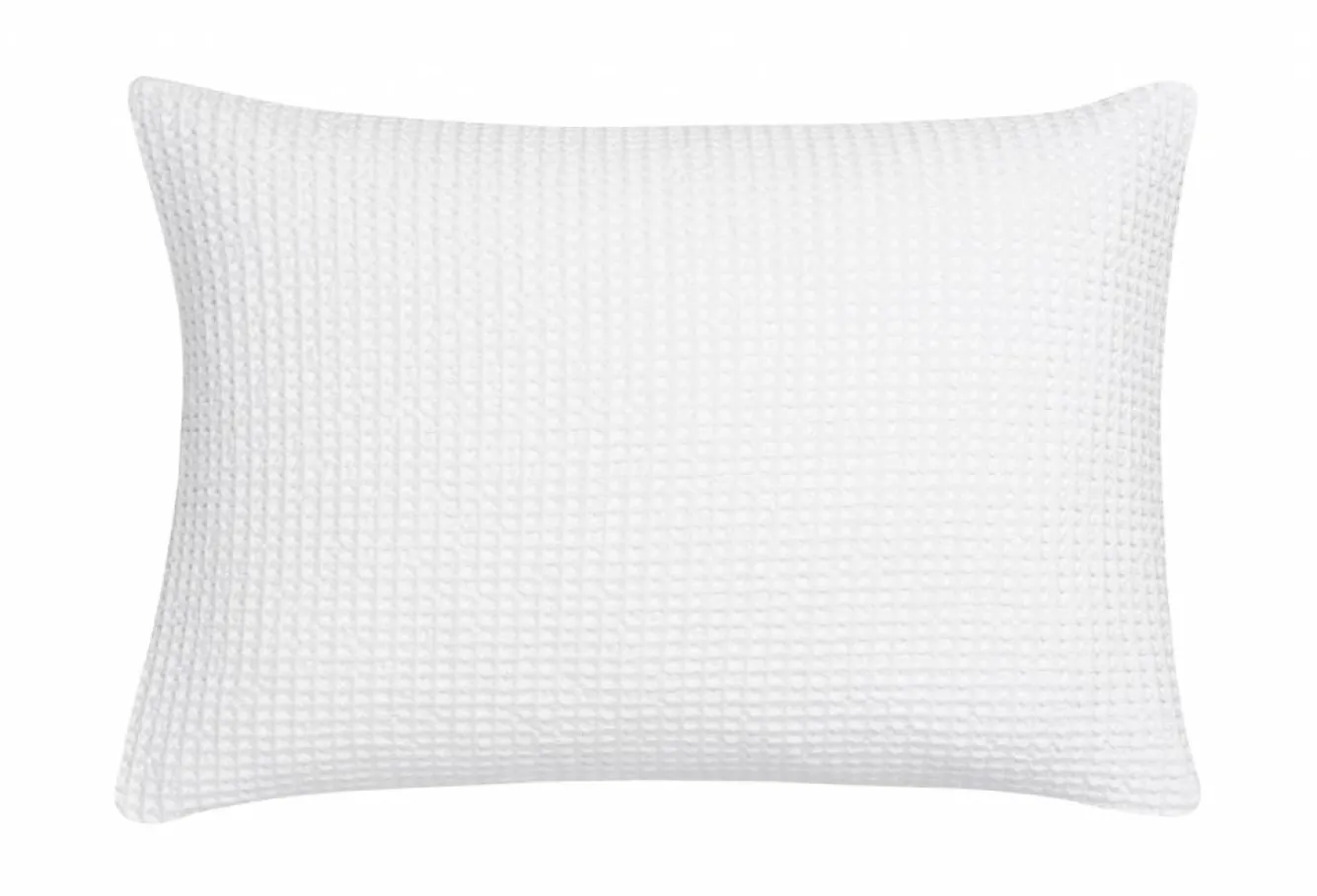 Vandyck Bedspread waffle blanket HOME 71 White (white)