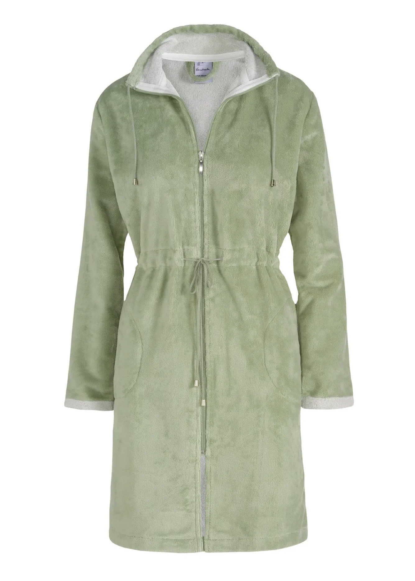 Vandyck CHICAGO bathrobe color Light Olive-123 (BAGE14202)
