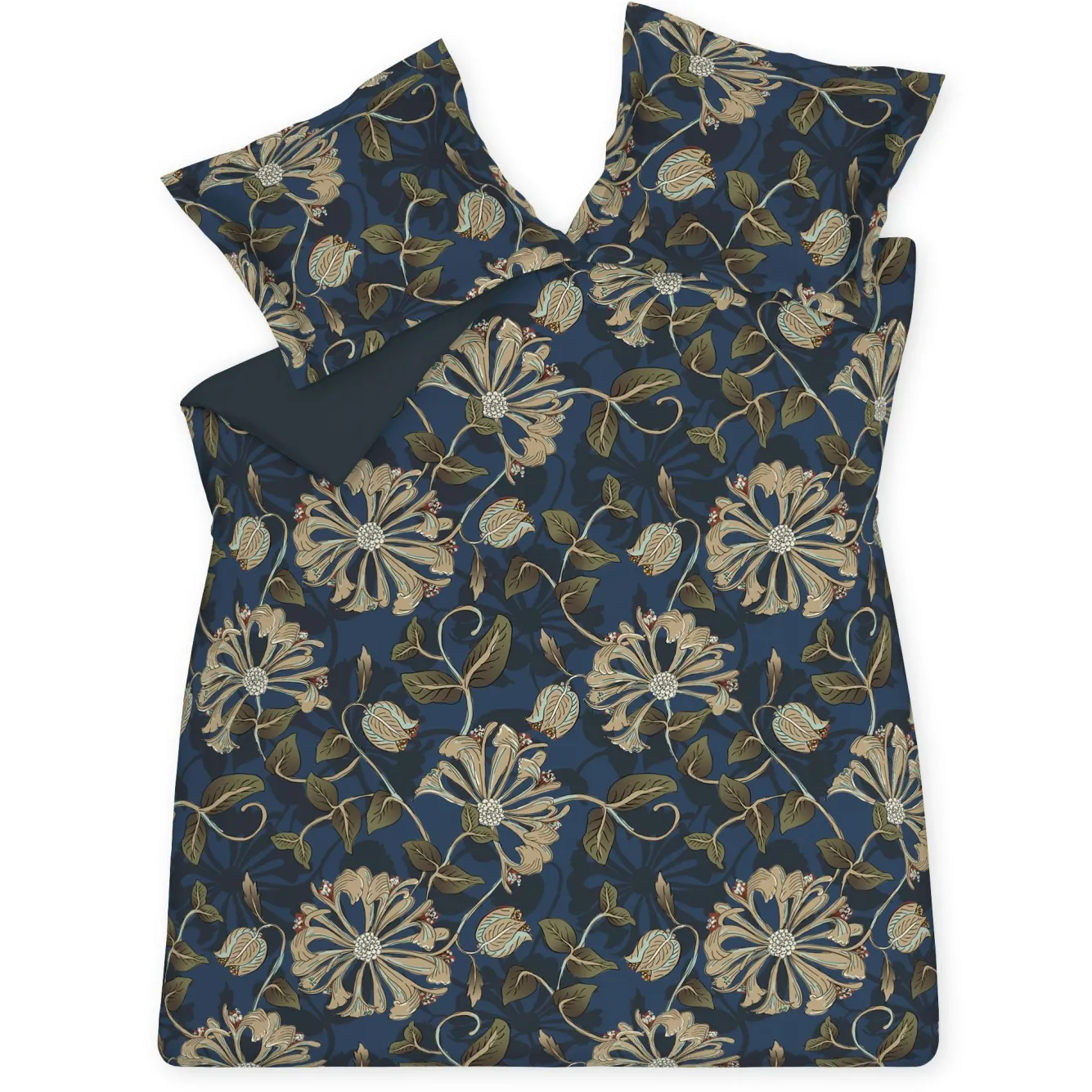 Vandyck Duvet cover SKY NIGHT Blue Ink 200x220 cm (satin cotton)