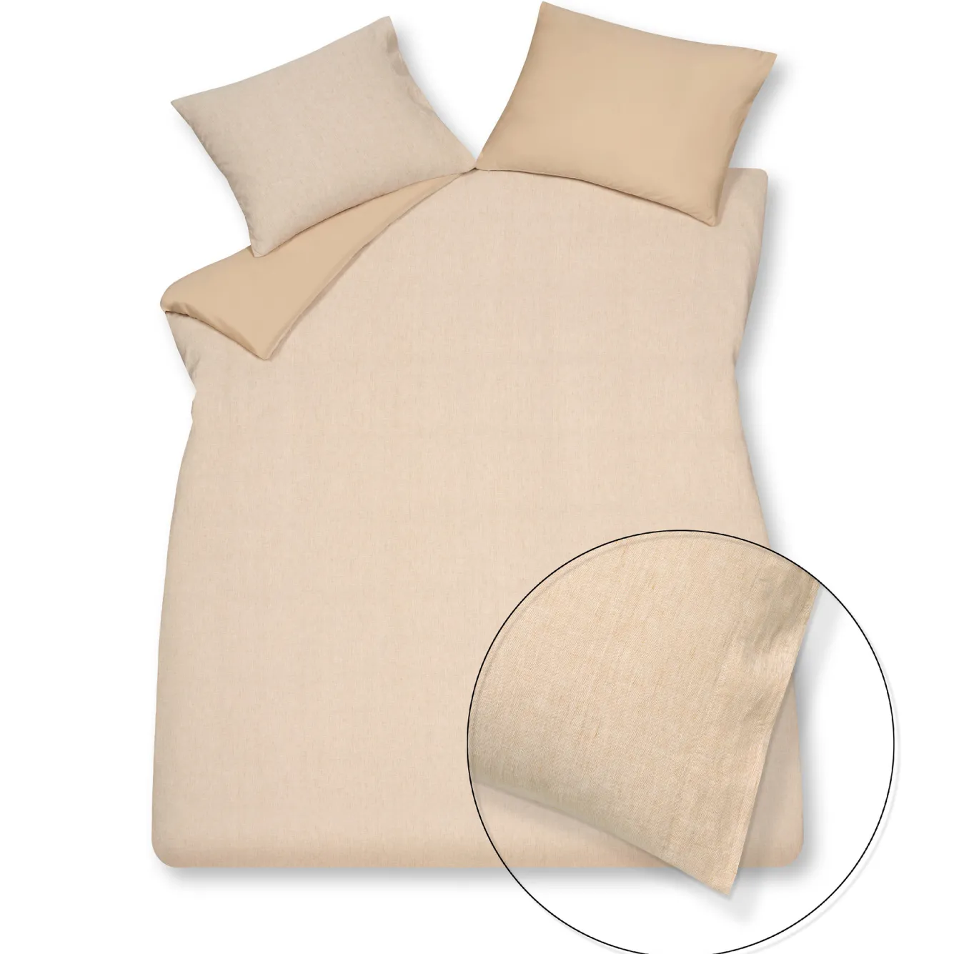 Vandyck Duvet cover PURE 41 Light Honey 200x220 cm (linen / cotton) PRSA20141