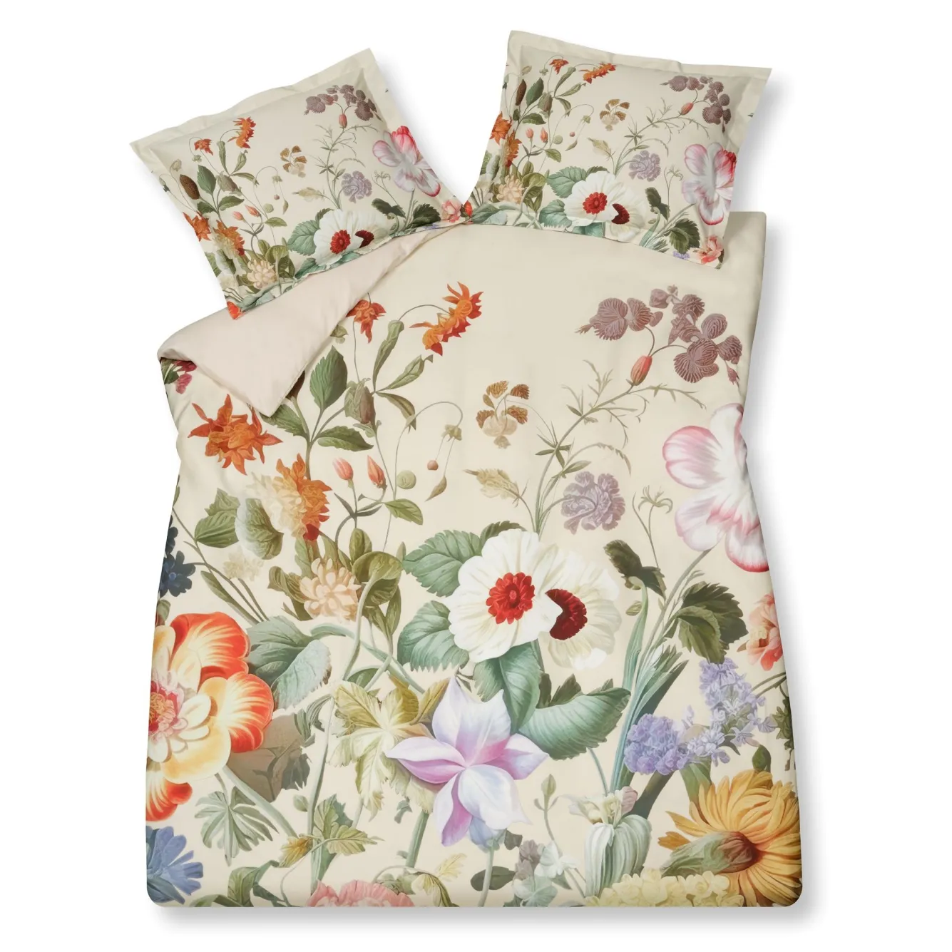 Vandyck Duvet cover HOLIDAY Cream Tan 200x220 cm (satin cotton)