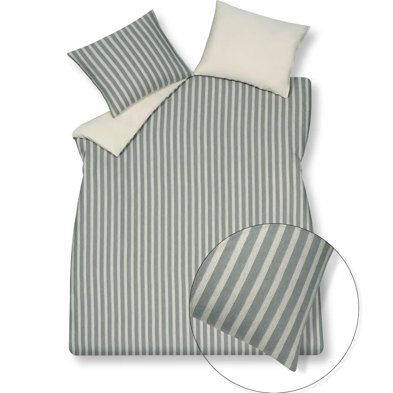 Vandyck Duvet cover PURE 46 Steelgrey 200x220 cm (cotton) PRSA20246