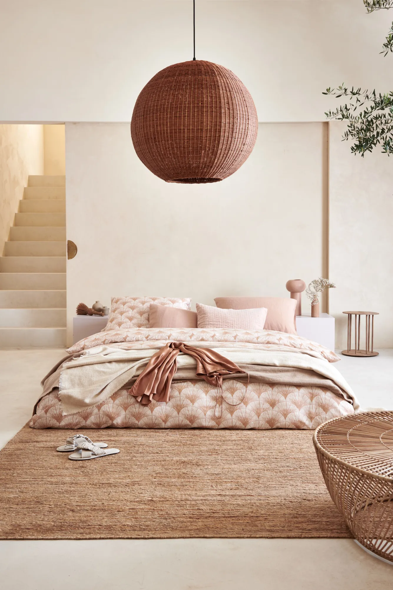 Vandyck Duvet cover PURITY 79 Praline 200x220 cm (linen / cotton) PUCO16179