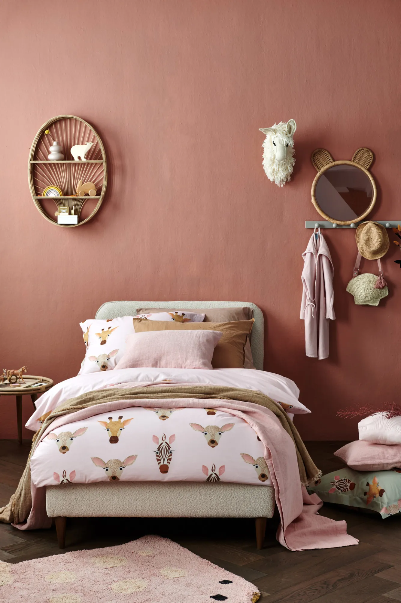 Vandyck Duvet cover WILDLIFE KIDS Light Olive 140x220 cm (KIBB20209)