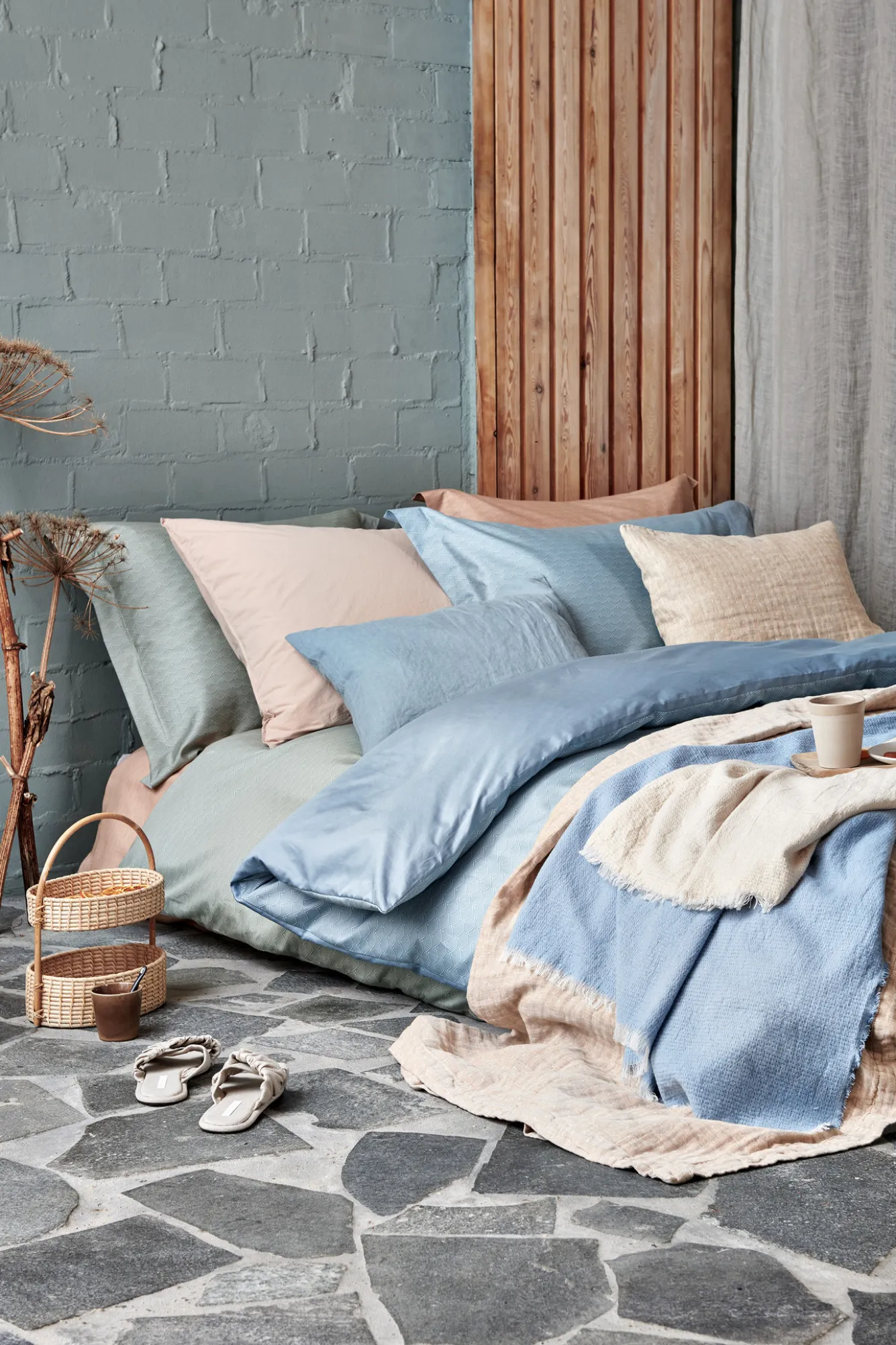 Vandyck Duvet cover FIZZY Praline 140x220 cm (satin) SASA22104