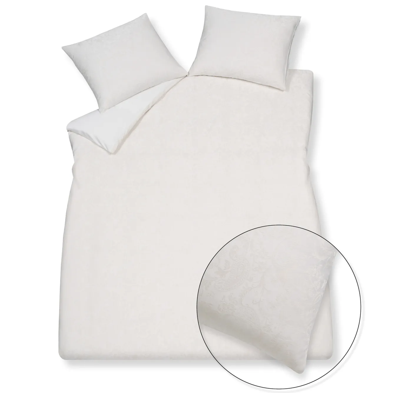 Vandyck Duvet cover PURITY Lucca Offwhite 140x220 cm (PUSA23102)