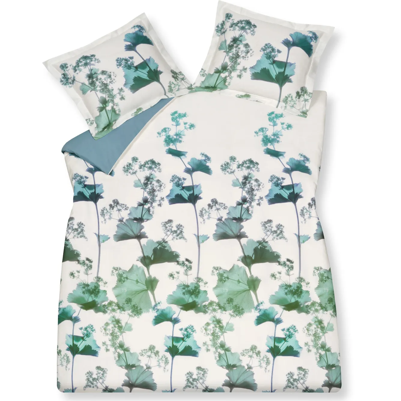 Vandyck Duvet cover BLUE SHADES Storm Blue 200x220 cm (satin) SAL220205