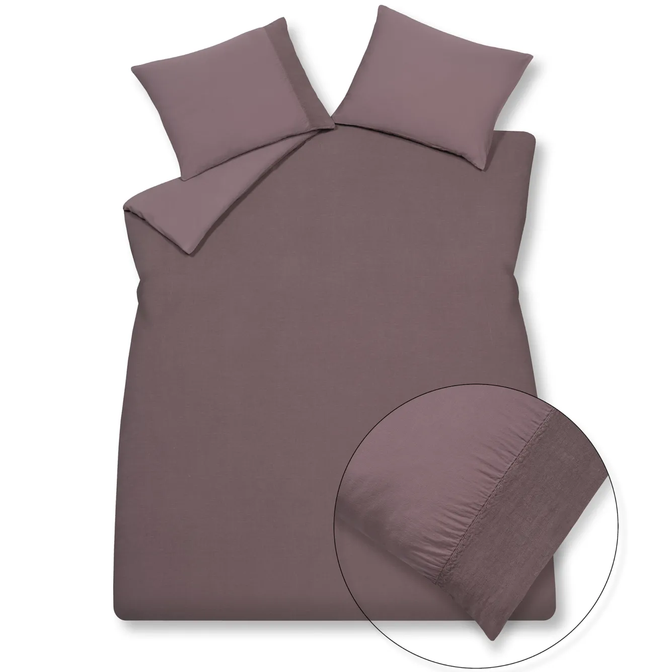 Vandyck Duvet cover PURE 07 Moonscape 200x220 cm (linen / satin cotton) PRSA17207