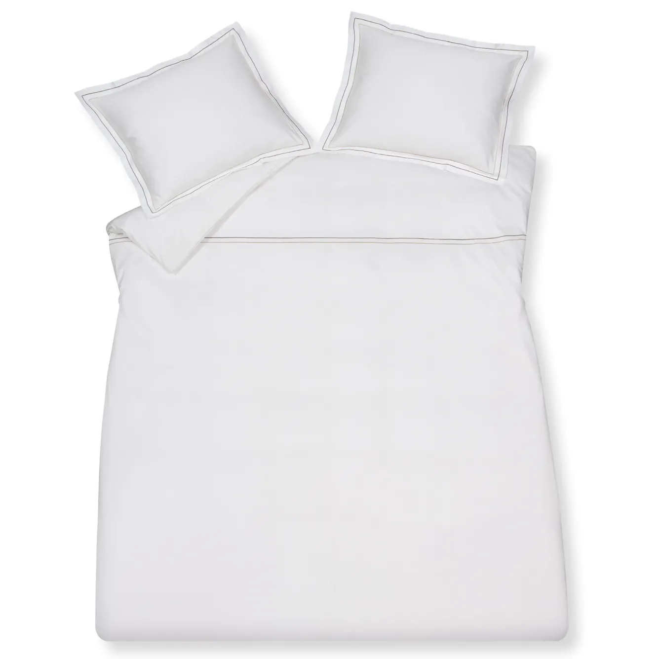 Vandyck Duvet cover PURITY Naples 200x220 cm, color Sand (satin cotton)