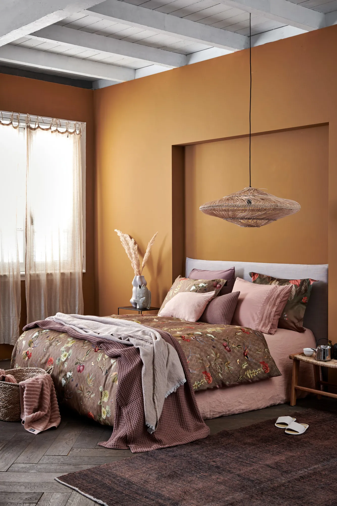 Vandyck Duvet cover PURE 07 Toffee 200x220 cm (linen / satin cotton) PRSA17207