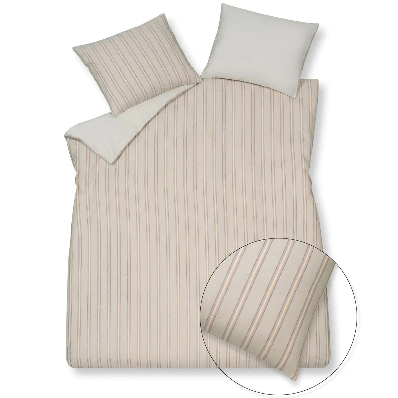 Vandyck Duvet cover PURE 75 multi 200x220 cm (linen/cotton)