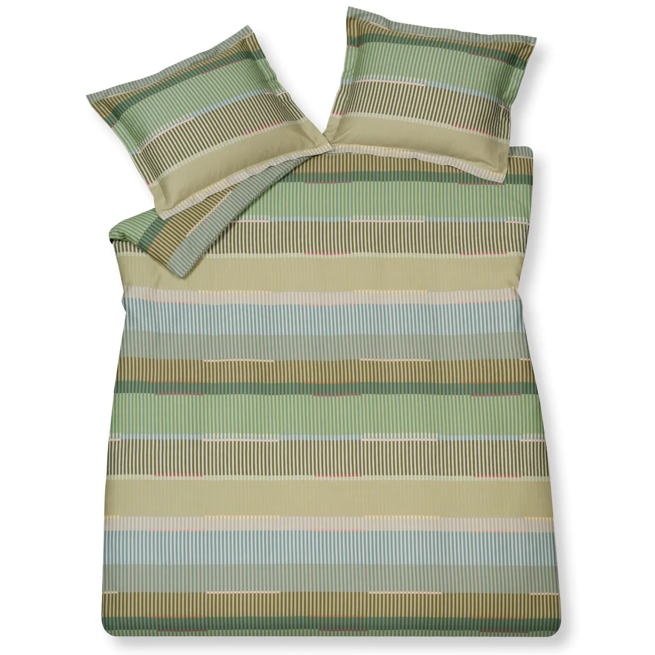 Vandyck Duvet cover OPTIMIST Smoke Green 240x220 cm (satin cotton)