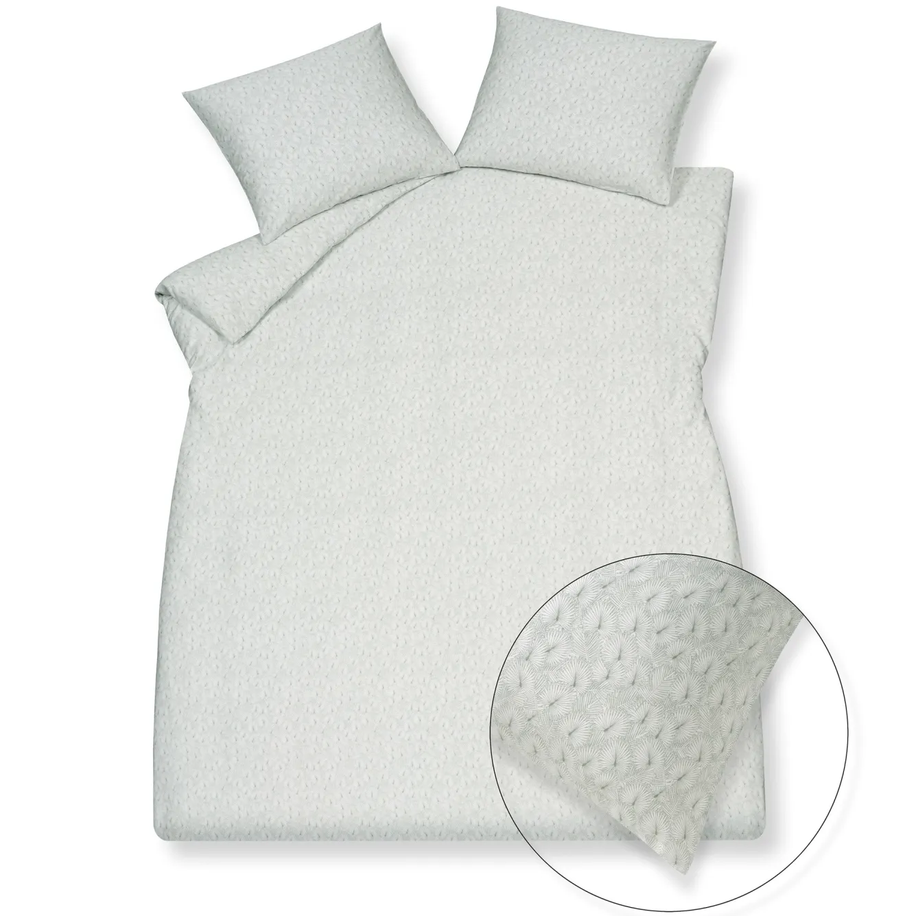 Vandyck Duvet cover PURE 58 Smoke Green 200x220 cm (satin cotton) PRSA21258