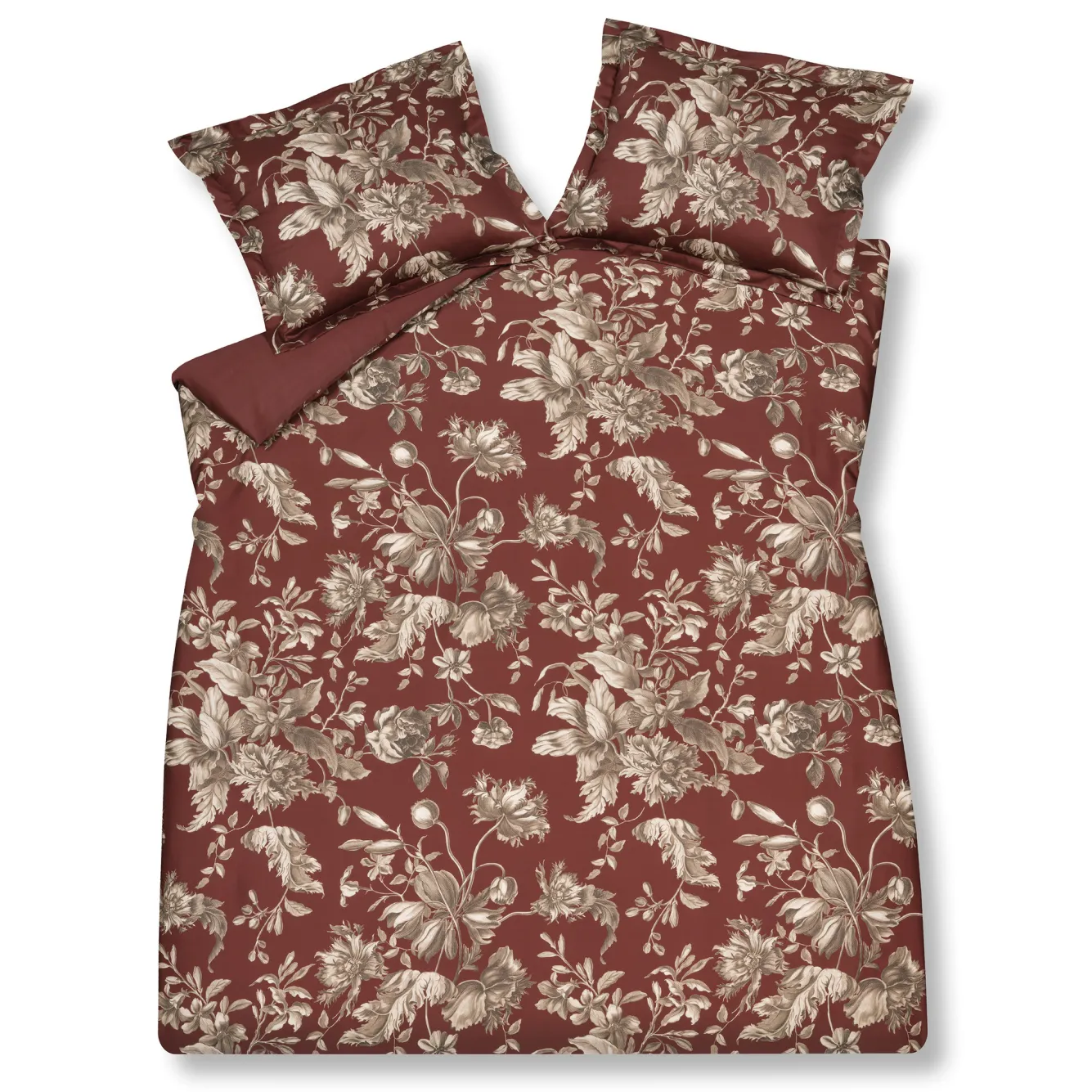 Vandyck Duvet cover BLOOM ART Cabernet 200x220 cm (satin) SAM321221