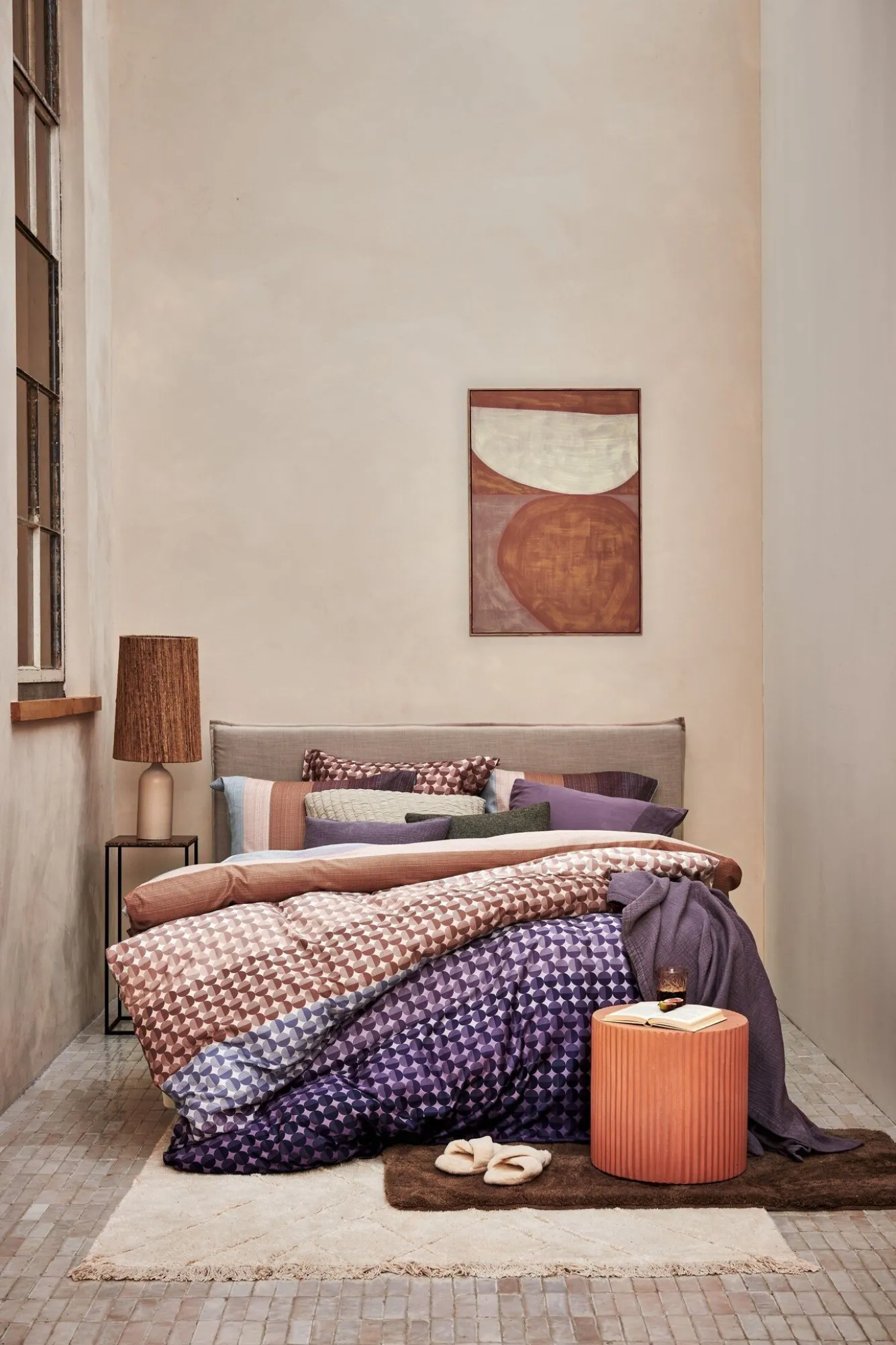 Vandyck Duvet cover BUBBLE Moonscape 240x220 cm (satin cotton)