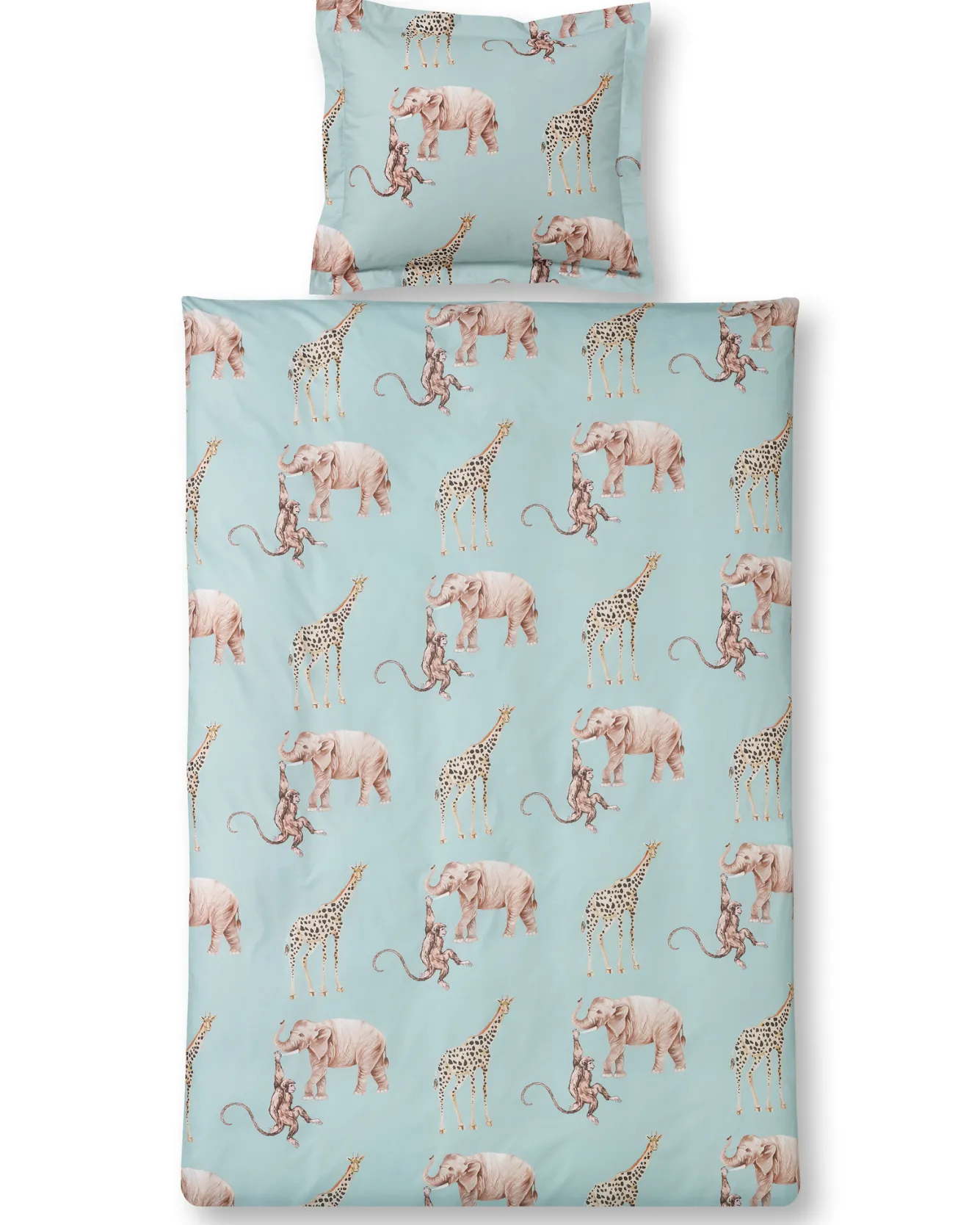 Vandyck Duvet cover KIDS Elephant 140x220 cm Dusty Blue (KIBB19202)