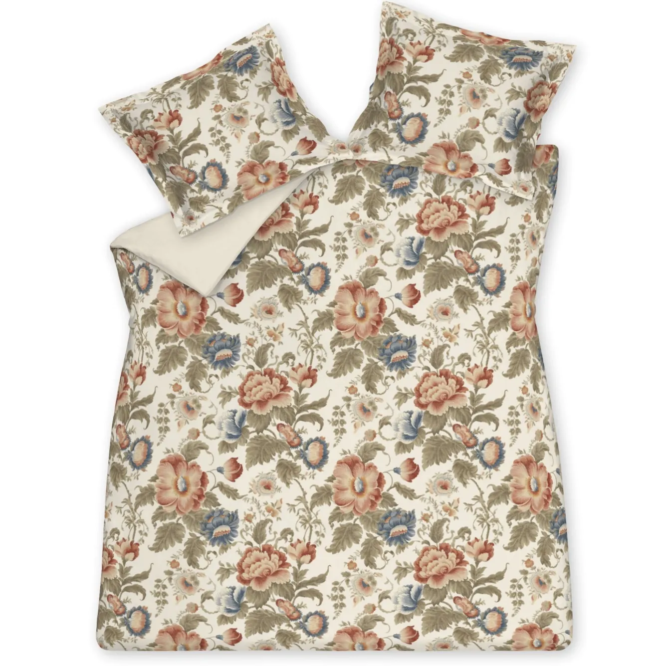 Vandyck Duvet cover ROMANCE Cream Tan 240x220 cm (satin cotton)