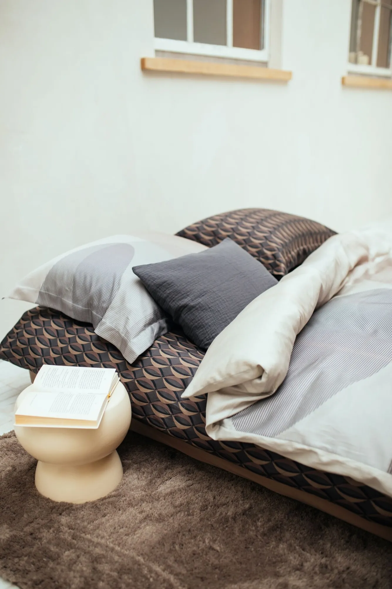 Vandyck Duvet cover MIRACLE Sand 200x220 cm (satin cotton)