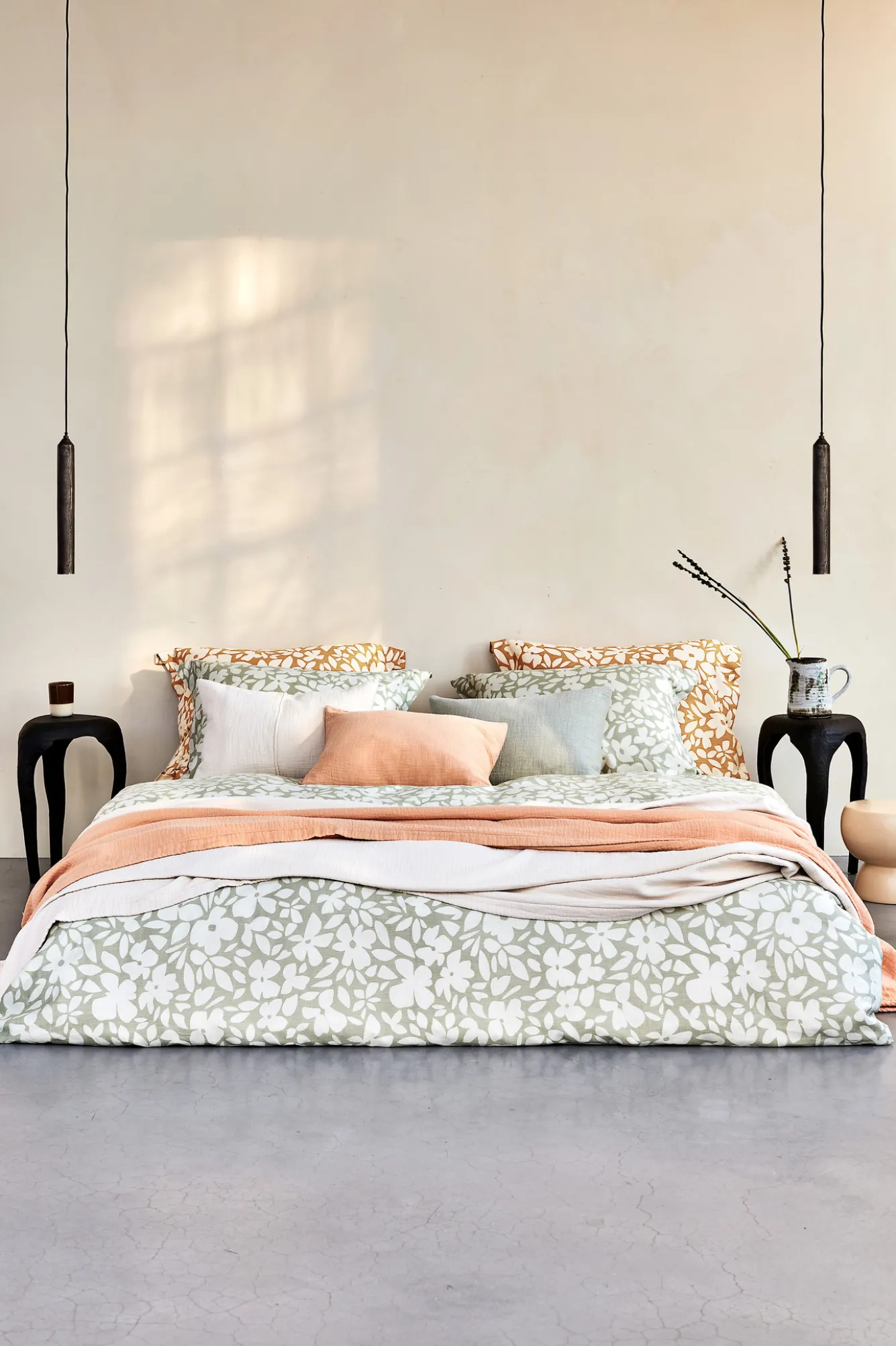 Vandyck Duvet cover FLORALS Apricot Blush 140x220 cm (SABB23104)