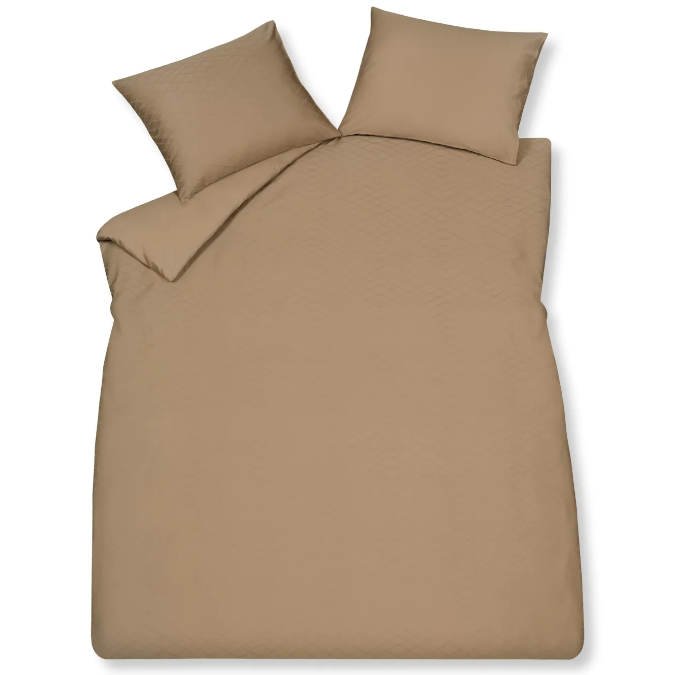 Vandyck Duvet cover PURITY Monaco Caramel 140x220 cm (satin cotton)