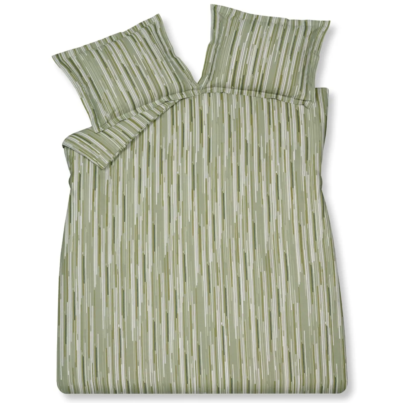 Vandyck Duvet cover MORNING MATCHA smoke green 240x220 cm (cotton)