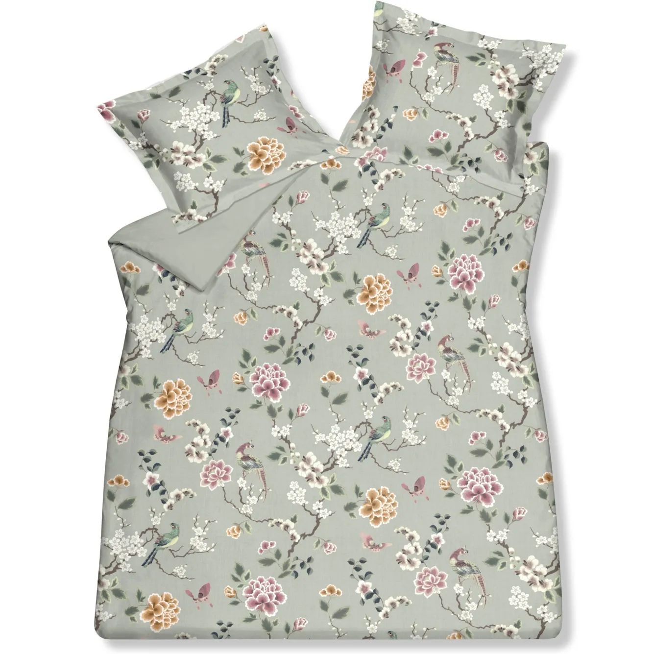 Vandyck Duvet cover JASMINE Light Green 200x220 cm (satin) SAM221102