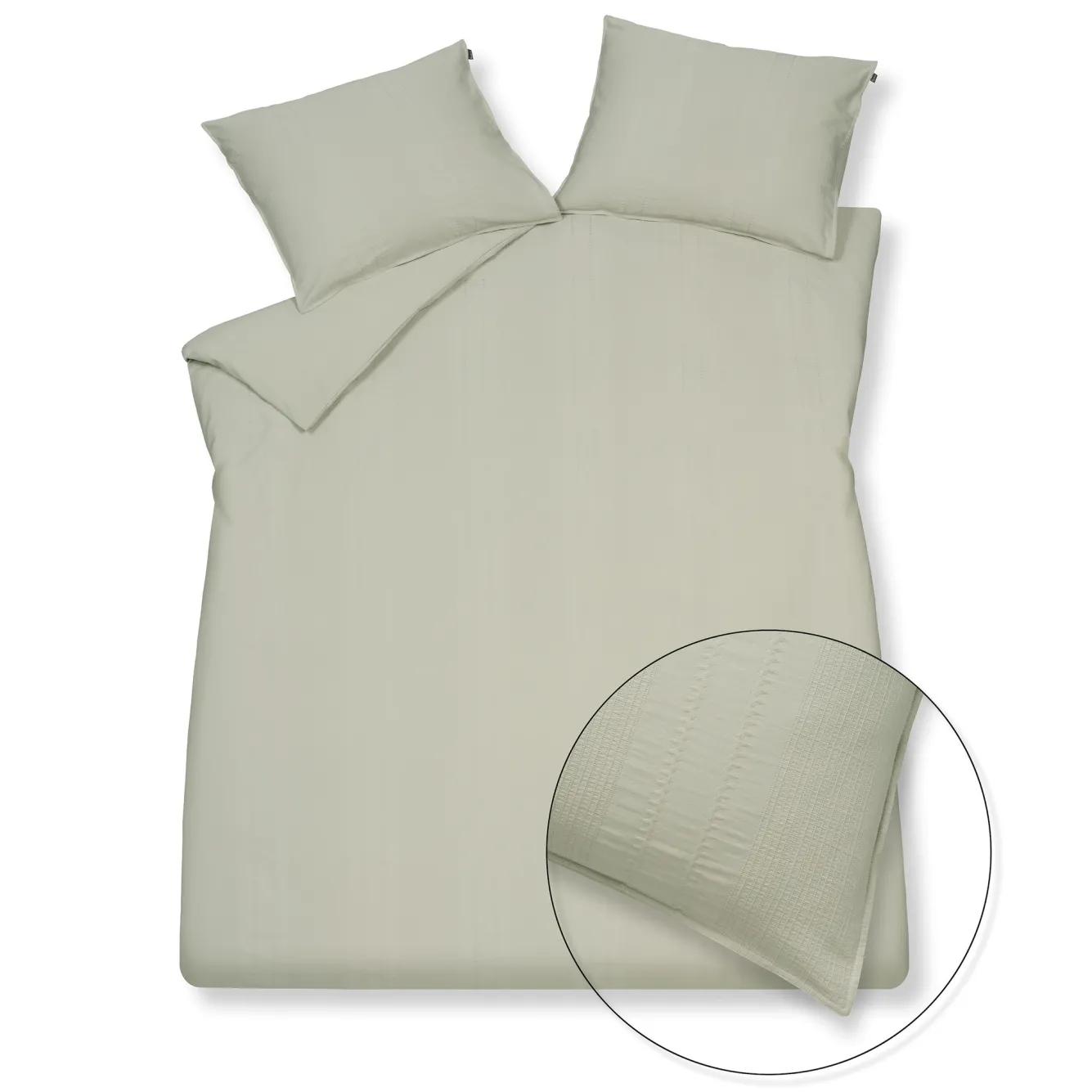 Vandyck Duvet cover PURE 24 Smoke Green 200x220 cm (PRNC18224)