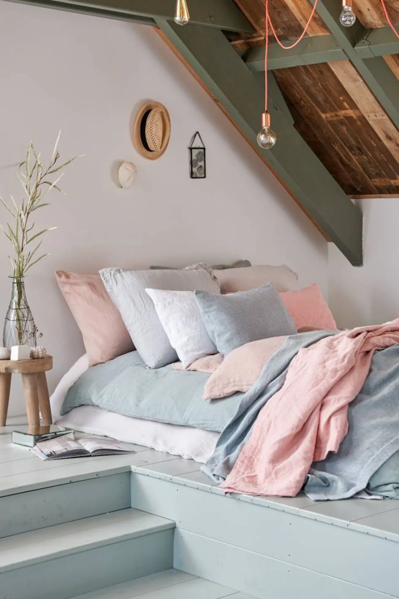 Vandyck Duvet cover PURITY 79 Stone 240x220 cm (linen) PUCO16179