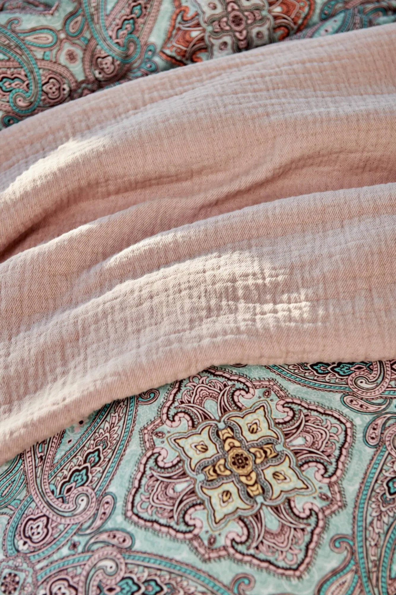 Vandyck Duvet cover CHARM Pearl Blue 200x220 cm (satin cotton)