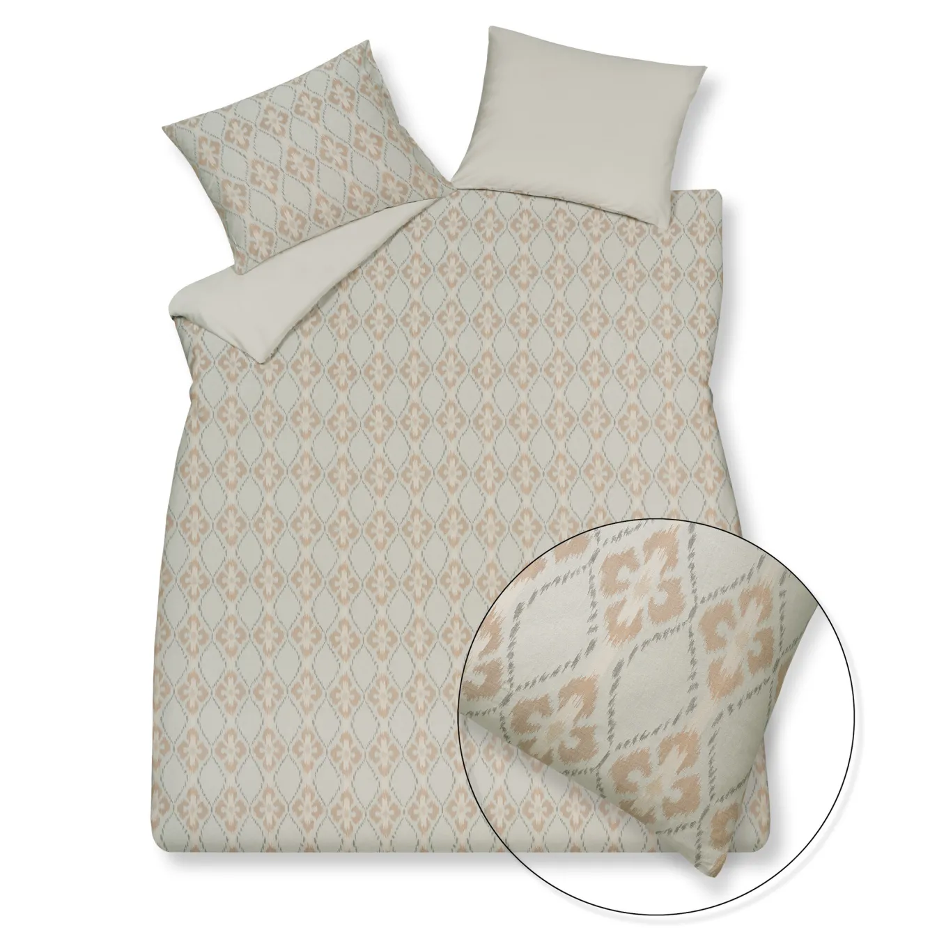 Vandyck Duvet cover PURE 74 Stone 200x220 cm