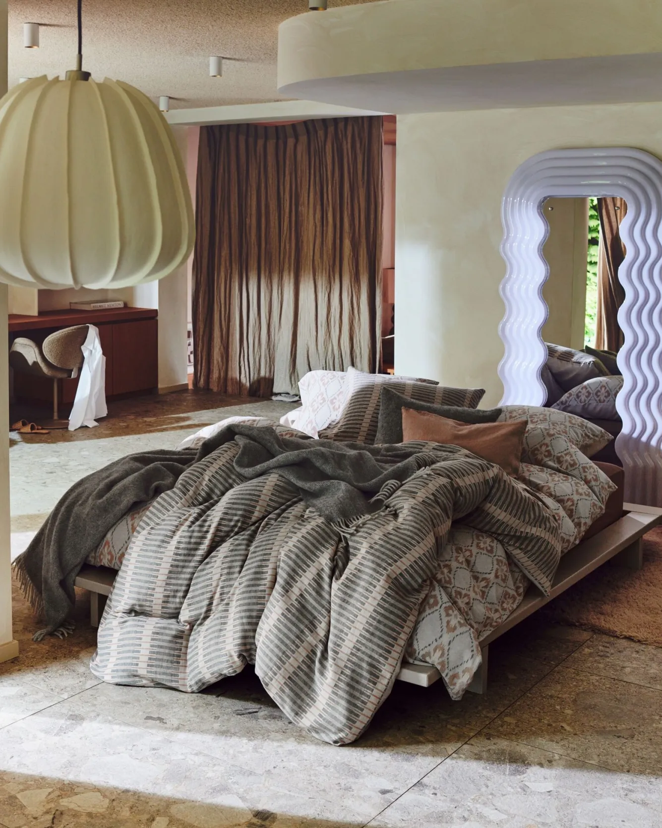 Vandyck Duvet cover PURE 74 Stone 200x220 cm