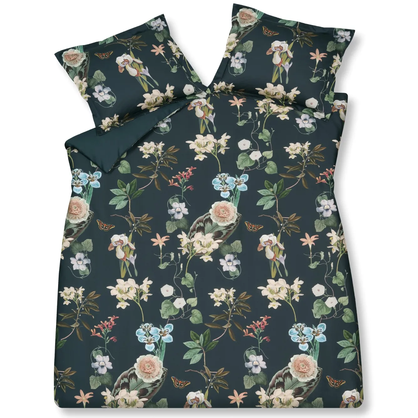 Vandyck Duvet cover PARADISO Blue Ink 140x220 cm (satin cotton)