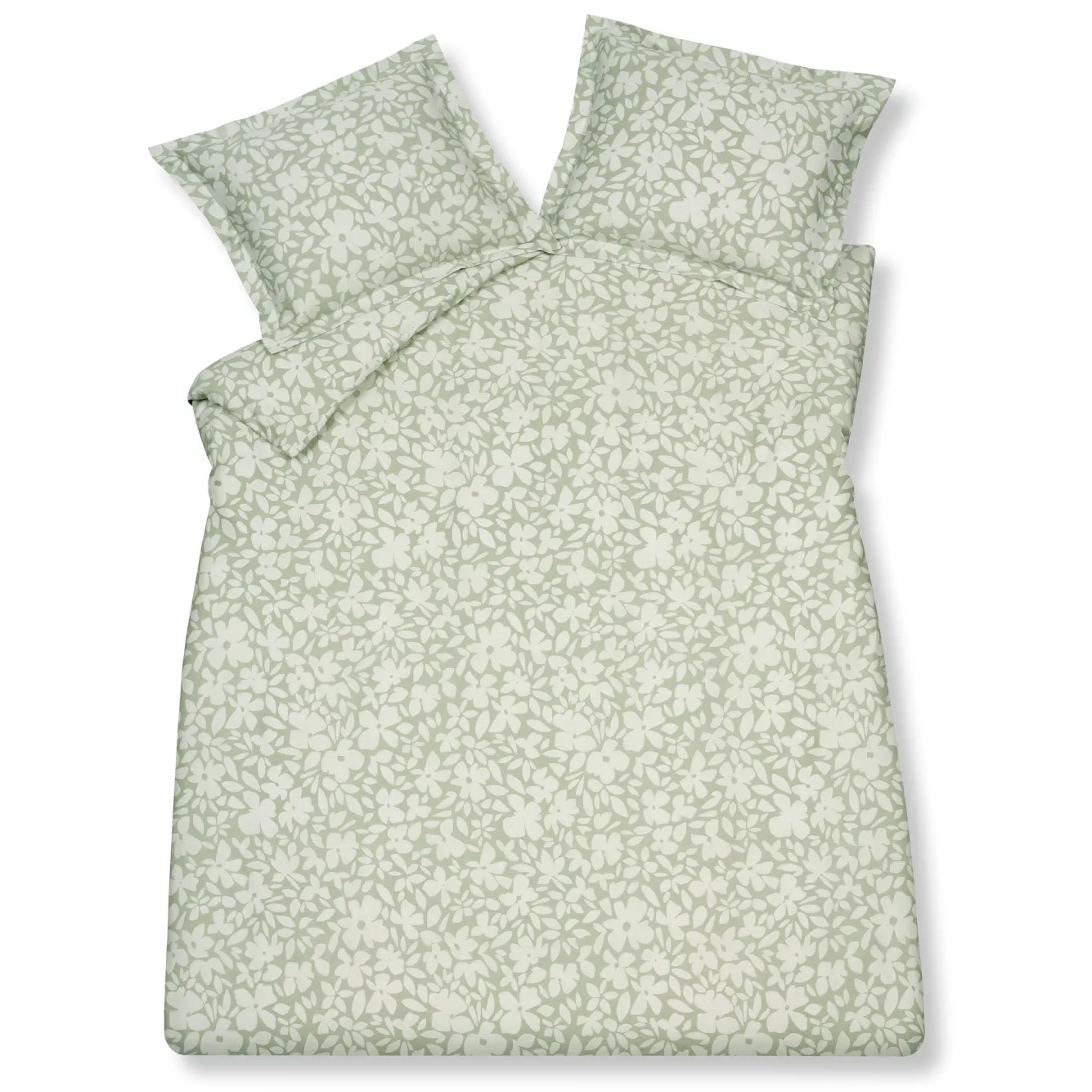 Vandyck Duvet cover FLORALS Smoke Green 140x220 cm (SABB23104)
