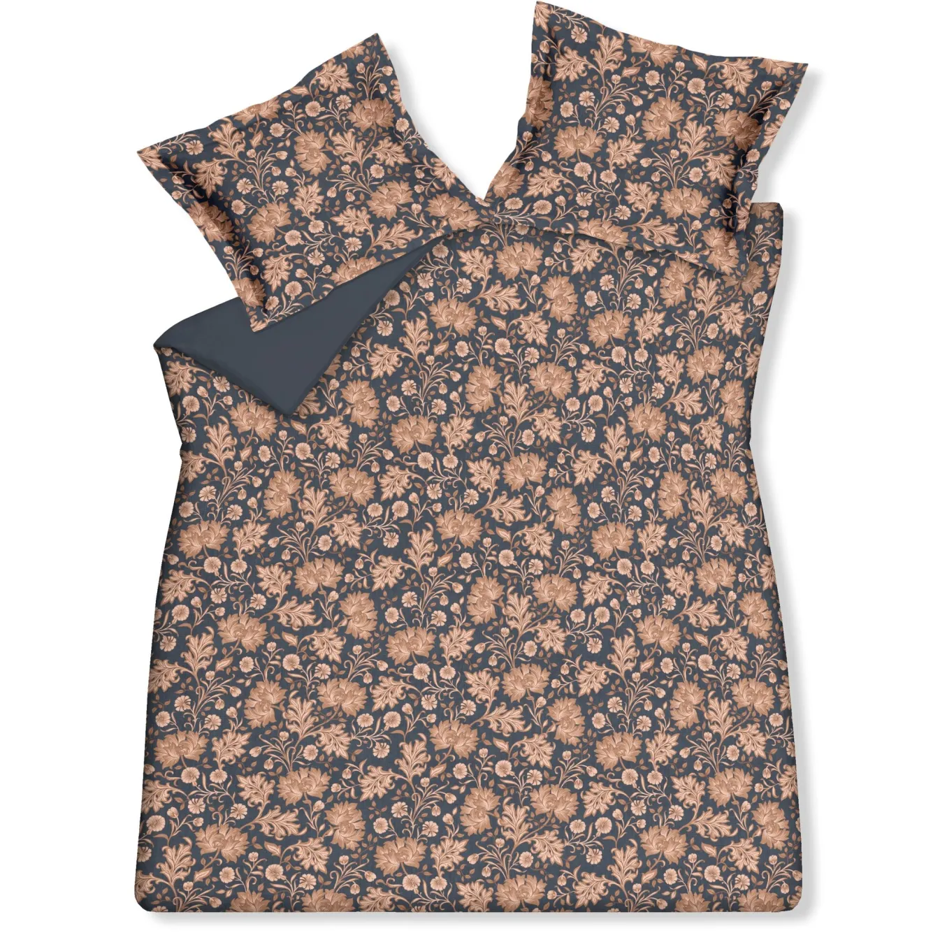 Vandyck Duvet cover INSPIRING Blue Ink 140x220 cm (satin cotton)