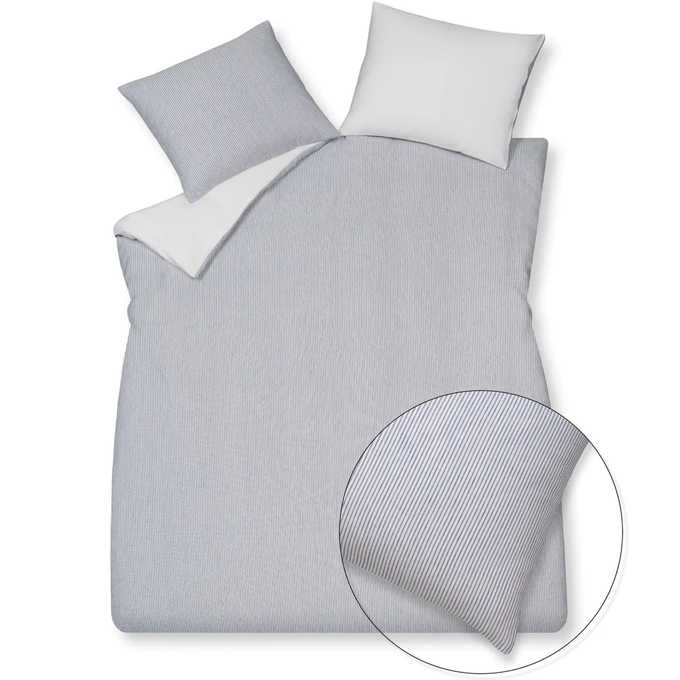 Vandyck Duvet cover PURE 76 Navy 200x220 cm (linen/cotton)