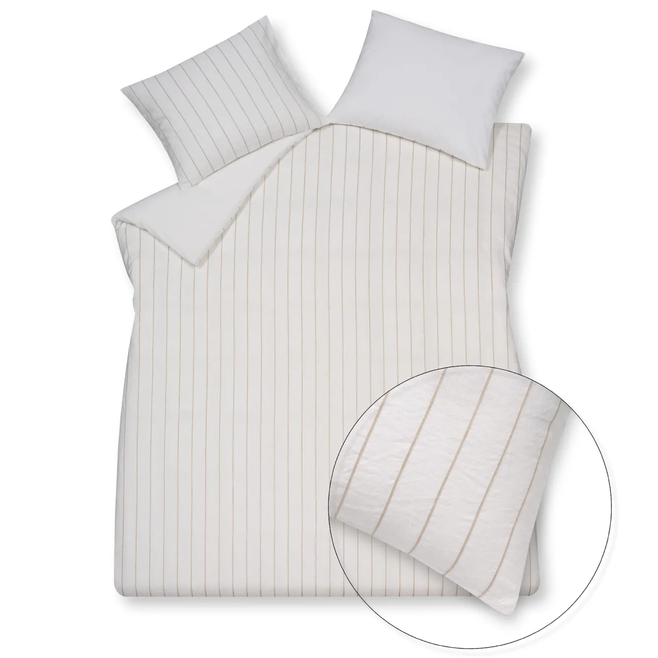 Vandyck Duvet cover PURE 55 Natural 200x220 cm (linen / cotton) PRSA21155