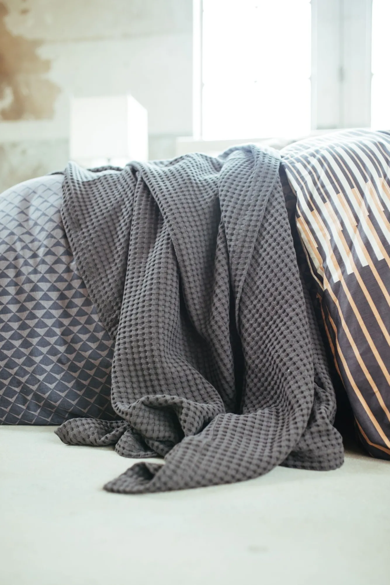 Vandyck Duvet cover DIAMONDS Off Black 200x220 cm